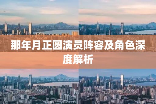 那年月正圆演员阵容及角色深度解析