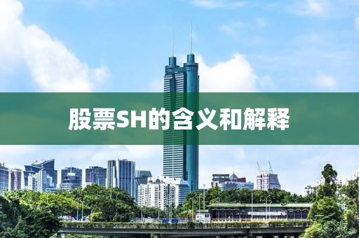 股票SH的含义和解释