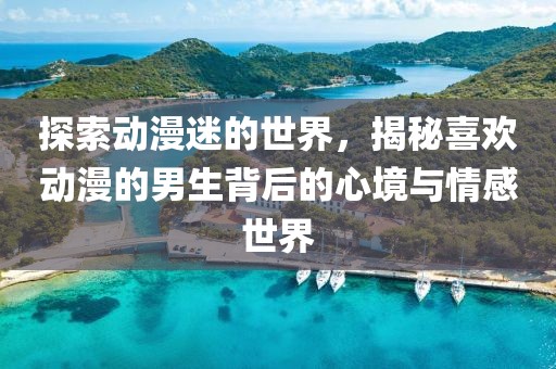 探索动漫迷的世界，揭秘喜欢动漫的男生背后的心境与情感世界