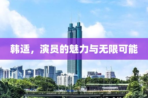 韩适，演员的魅力与无限可能