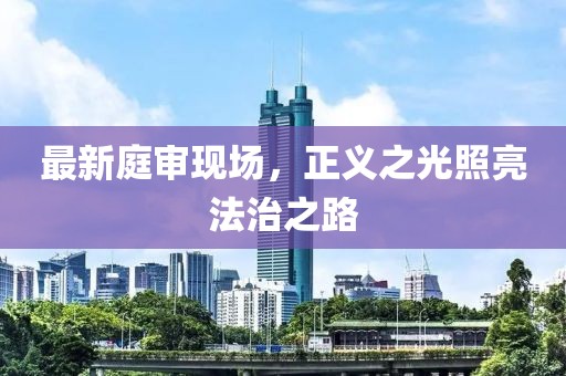 最新庭审现场，正义之光照亮法治之路