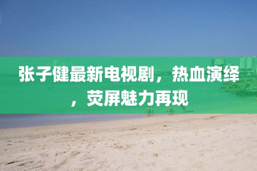 张子健最新电视剧，热血演绎，荧屏魅力再现