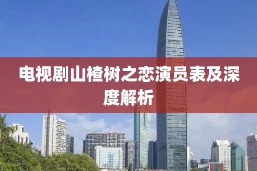 电视剧山楂树之恋演员表及深度解析