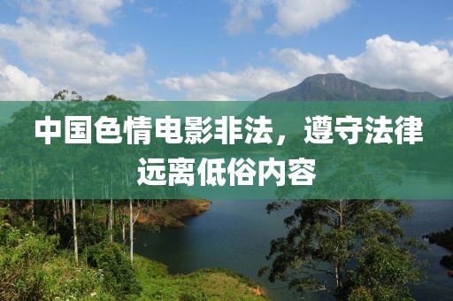 中国色情电影非法，遵守法律远离低俗内容