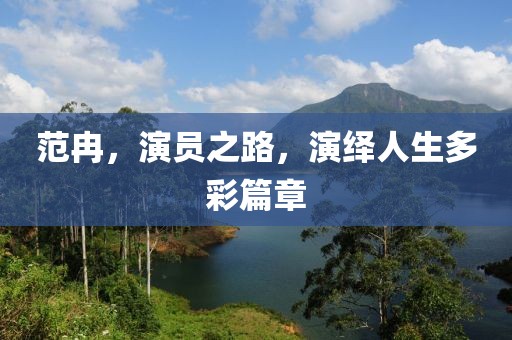 范冉，演员之路，演绎人生多彩篇章