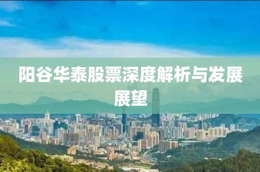 阳谷华泰股票深度解析与发展展望