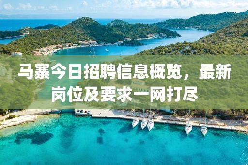 马寨今日招聘信息概览，最新岗位及要求一网打尽
