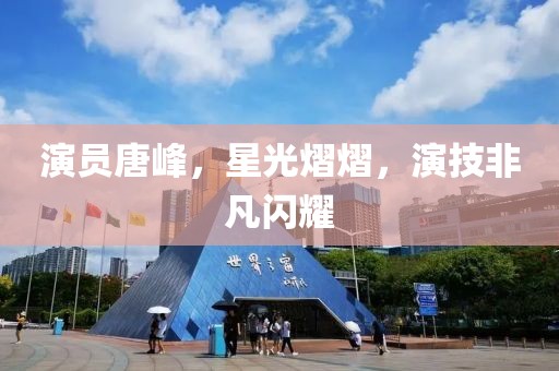 演员唐峰，星光熠熠，演技非凡闪耀