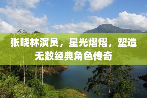 张晓林演员，星光熠熠，塑造无数经典角色传奇