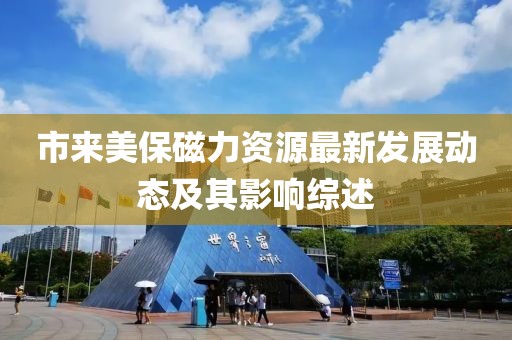 市来美保磁力资源最新发展动态及其影响综述
