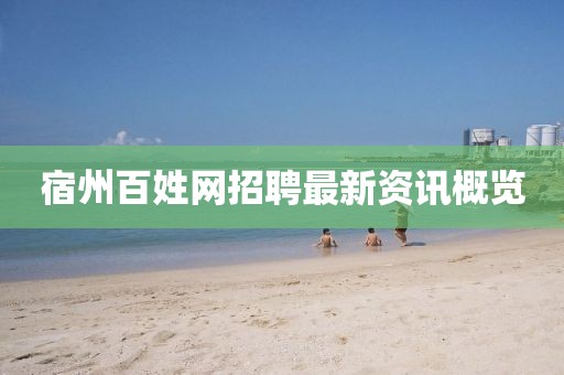 宿州百姓网招聘最新资讯概览