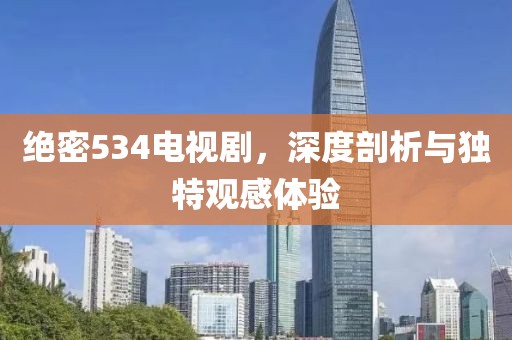 绝密534电视剧，深度剖析与独特观感体验