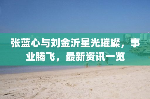 张蓝心与刘金沂星光璀璨，事业腾飞，最新资讯一览