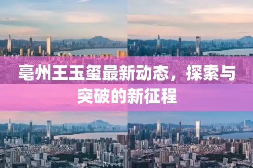 亳州王玉玺最新动态，探索与突破的新征程