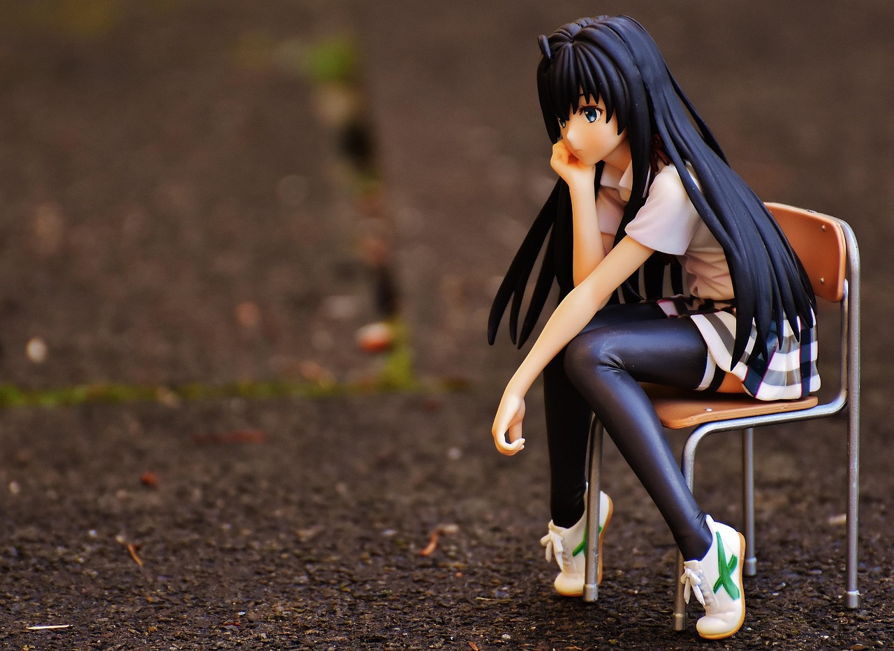 二次元魅力探索，女生动漫手机壁纸精选